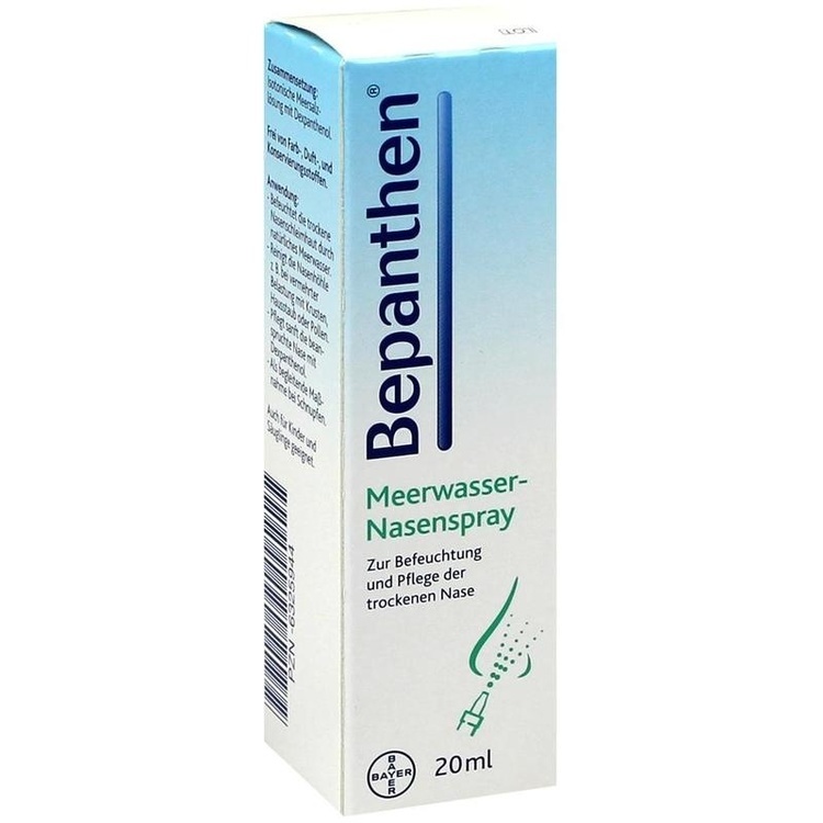 Bepanthen® Meerwasser-Nasenspray - Xịt mũi giúp giữ ẩm và làm sạch niêm mạc mũi
