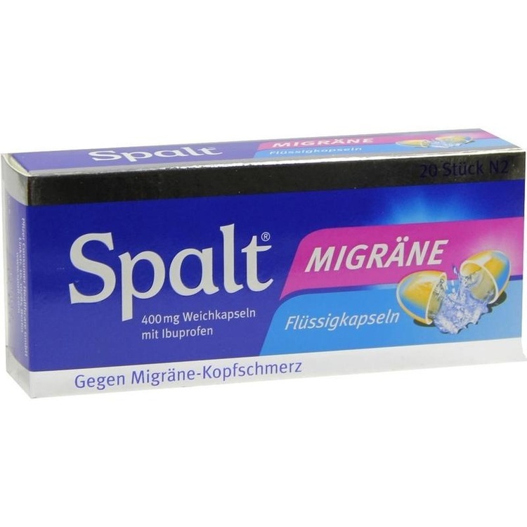 Spalt® Migräne Flüssigkapseln - Thuốc đau nửa đầu, giảm đau nhanh