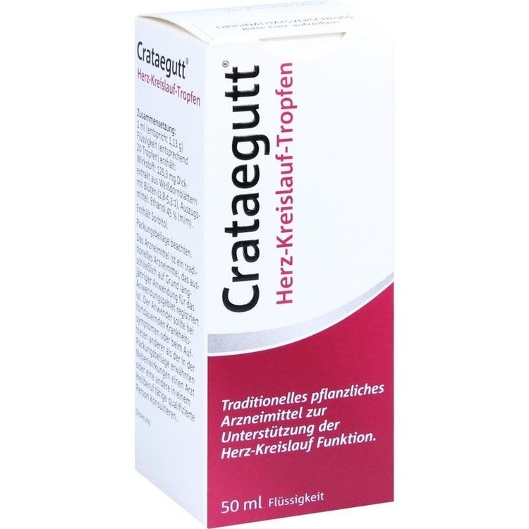 Crataegutt® Herz-Kreislauf-Tropfen - Cải thiện lưu thông máu và giảm các triệu chứng liên quan đến tim mạch