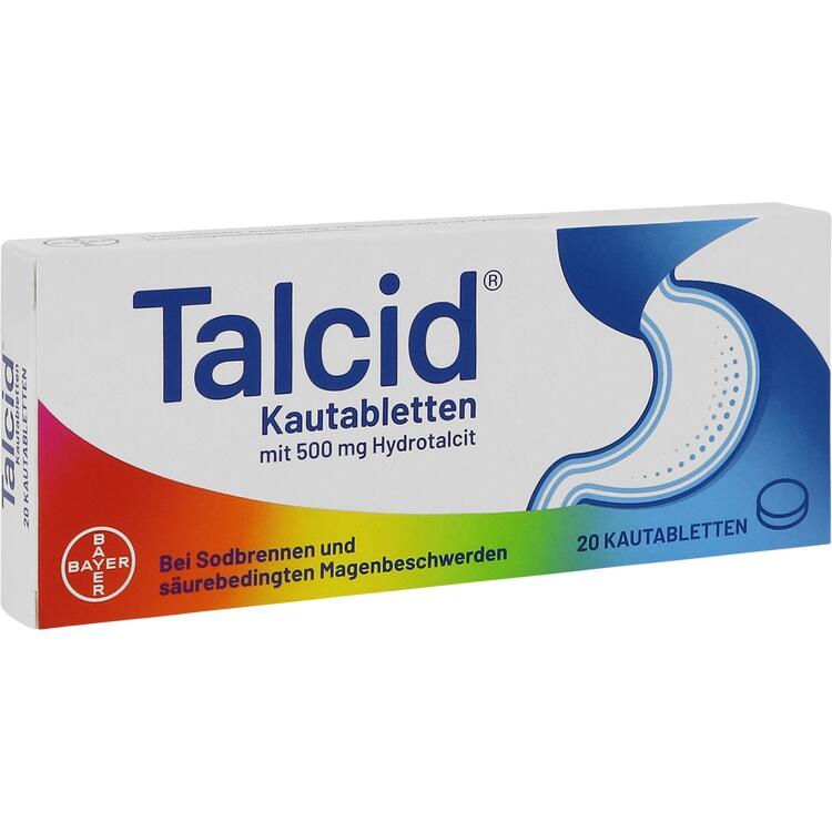 Talcid® Kautabletten - Kháng axit, giảm nhanh ợ nóng và đau dạ dày