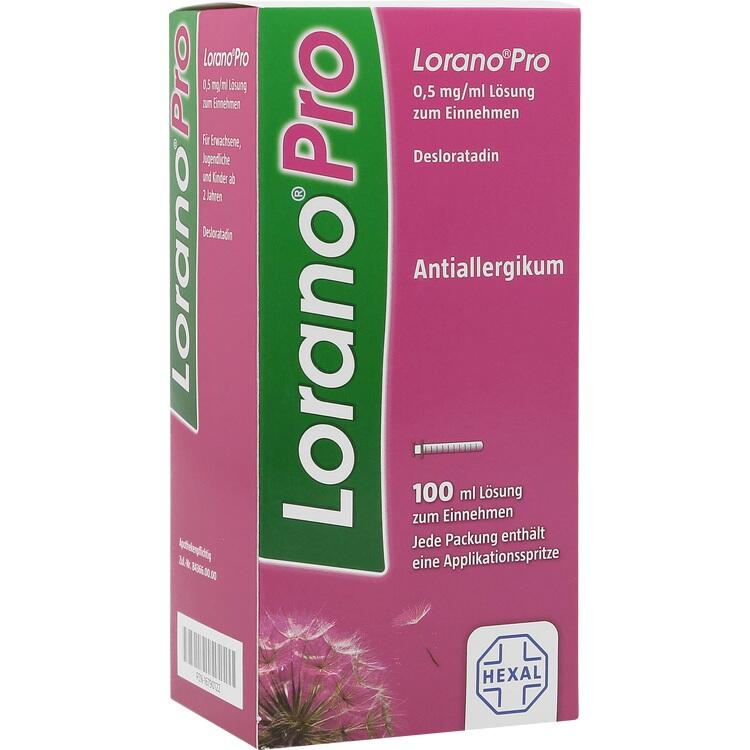 Lorano®Pro - Thuốc giảm ngứa, hắt hơi và nổi mẩn cho người lớn và trẻ em từ 2 tuổi