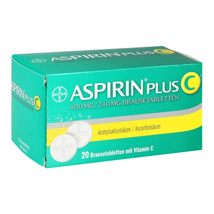Aspirin® Plus C Brausetabletten -  Thuốc giảm đau , hạ sốt , chống viêm và tăng cường miễn dịch