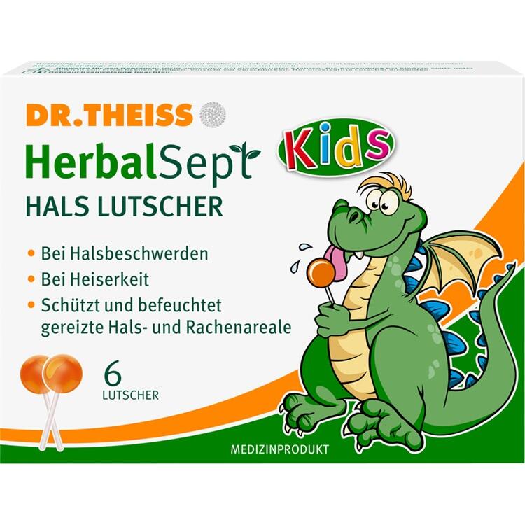 Dr. Theiss HerbalSept – Làm dịu cổ họng, giảm đau họng và khàn tiếng