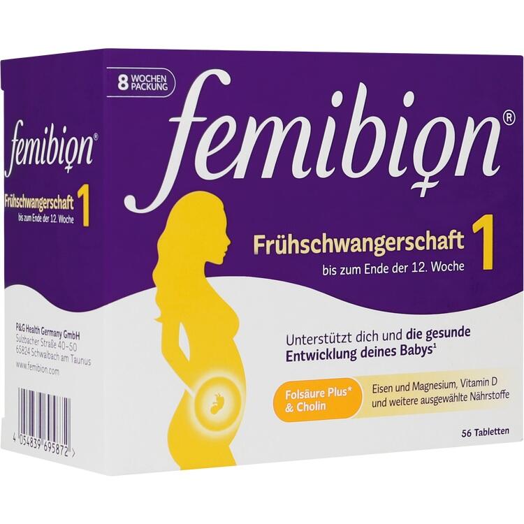 Femibion® 1 - Viên Uống Bổ Sung Vitamin và Axit Folic Cho Thai Kỳ Tuần 1-12