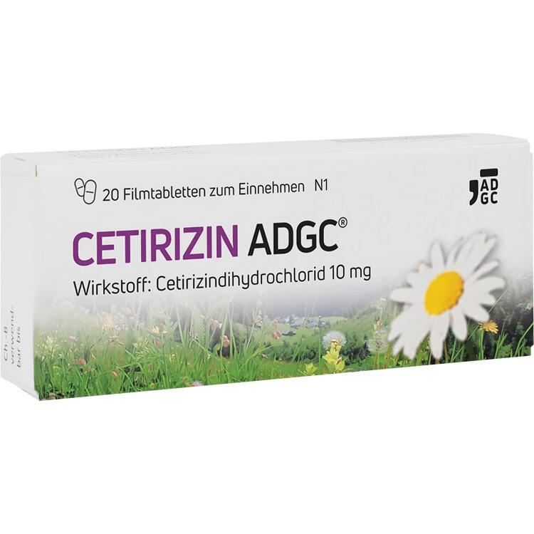 Cetirizin-ADGC® - Thuốc giảm viêm mũi dị ứng và mề đay cho người lớn và trẻ từ 6 tuổi