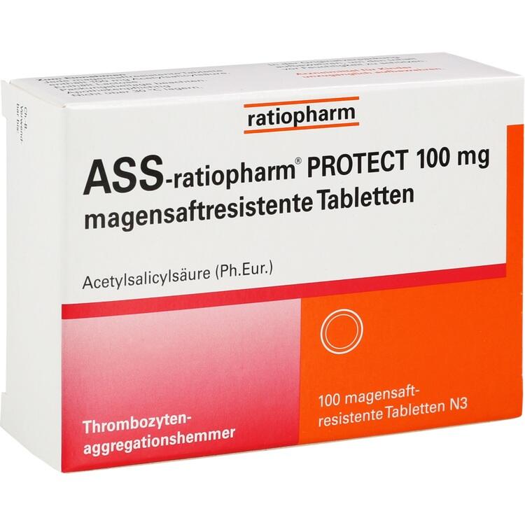 ASS-ratiopharm® PROTECT 100 mg - Thuốc ngăn ngừa nhồi máu cơ tim