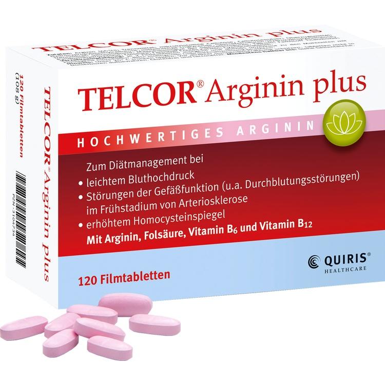 TELCOR Arginin plus - Tăng cường sức khỏe tim mạch, đặc biệt ở người có nguy cơ xơ vữa động mạch