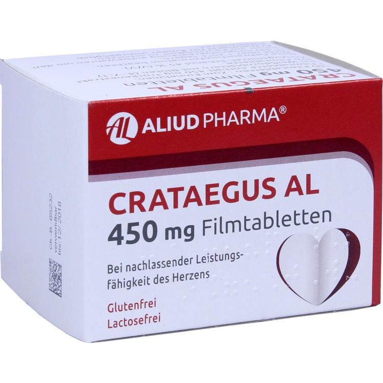 Crataegus AL 450 mg - Hỗ trợ các bệnh tim mạch, đặc biệt suy giảm khả năng bơm máu của tim