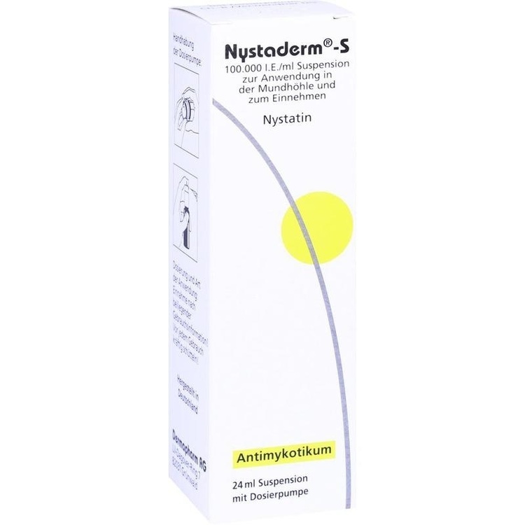 Nystaderm® S - Điều trị nấm miệng và đường tiêu hóa