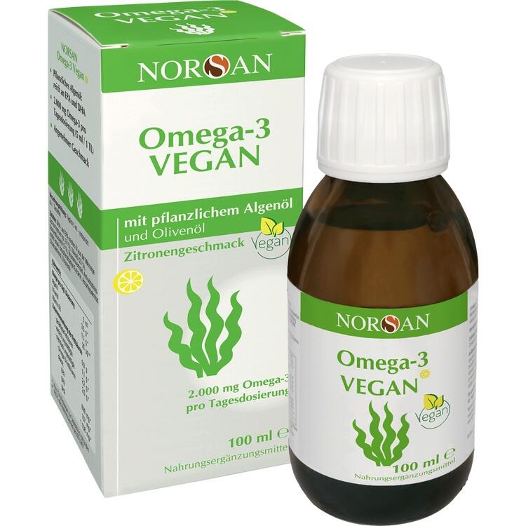 NORSAN Omega-3 Vegan - Thực phẩm bổ sung giúp giảm mỡ máu