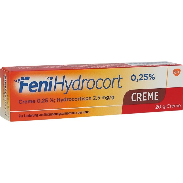 FeniHydrocort Creme 0,25 % - Giảm viêm và ngứa  trên da