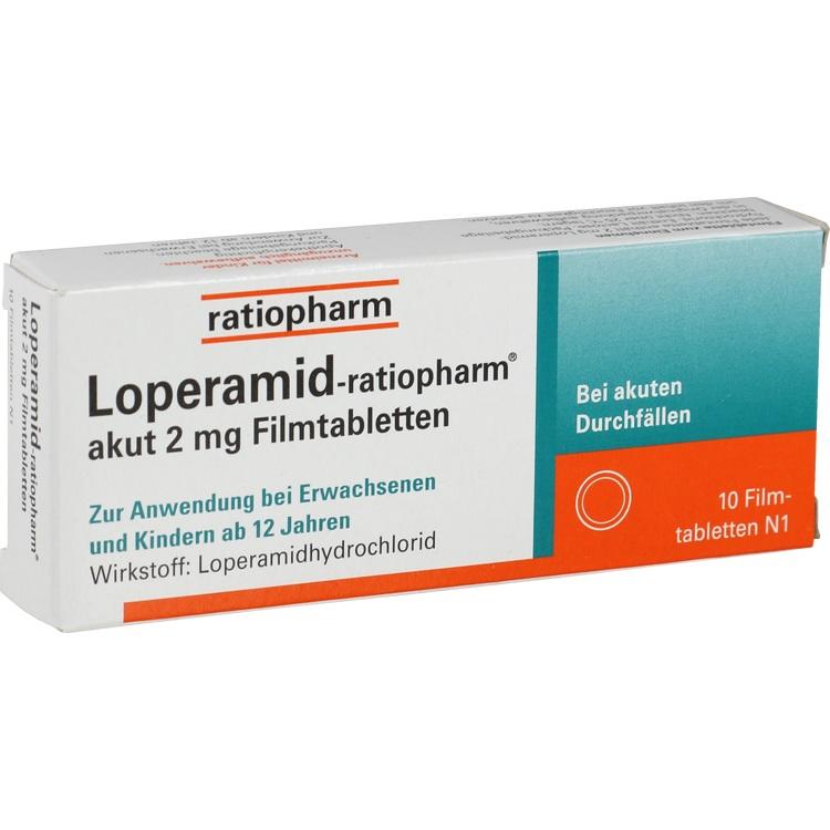 Loperamid-ratiopharm® akut - Thuốc điều trị tiêu chảy cấp