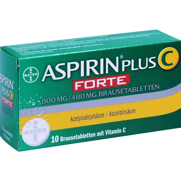 Aspirin® Plus C Forte Brausetabletten - Thuốc giảm đau , hạ sốt , chống viêm và tăng cường miễn dịch