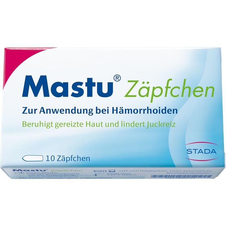 Mastu Zäpfchen - Thuốc đạn điều trị trĩ giúp giảm ngứa và rát