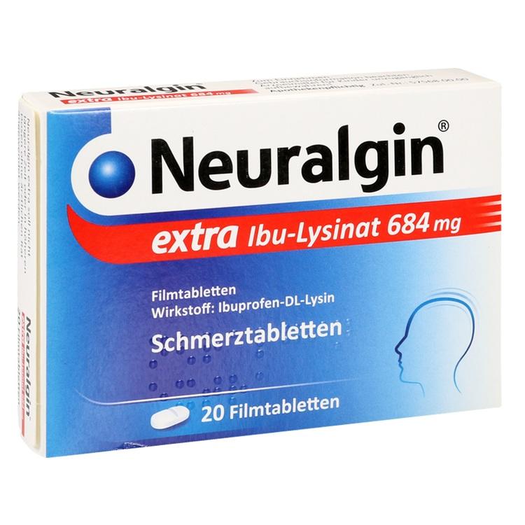 Neuralgin® extra - Đau đầu nhẹ đến trung bình cho người lớn và thanh thiếu niên từ 12