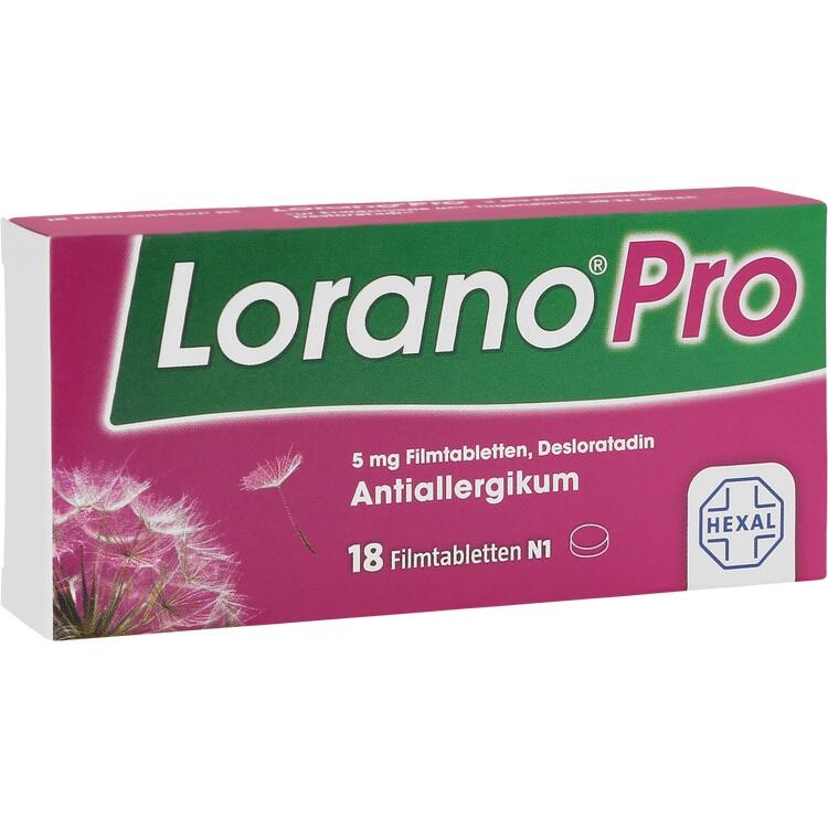 Lorano®Pro - Thuốc giảm viêm mũi dị ứng và nổi mề đay cho người lớn và trẻ từ 12 tuổi