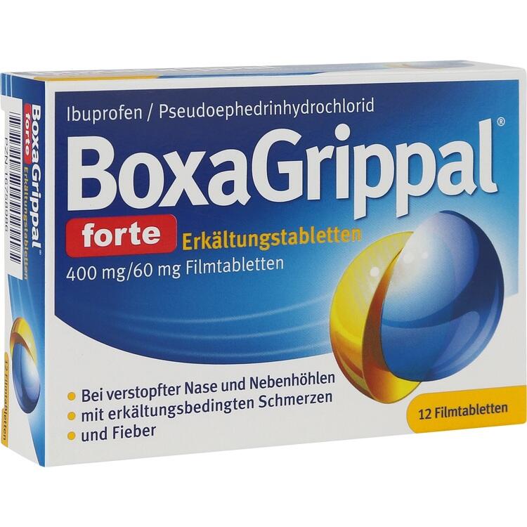 BoxaGrippal® forte - Thuốc trị đau đầu, đau cơ, và cảm lạnh do nhiễm virus