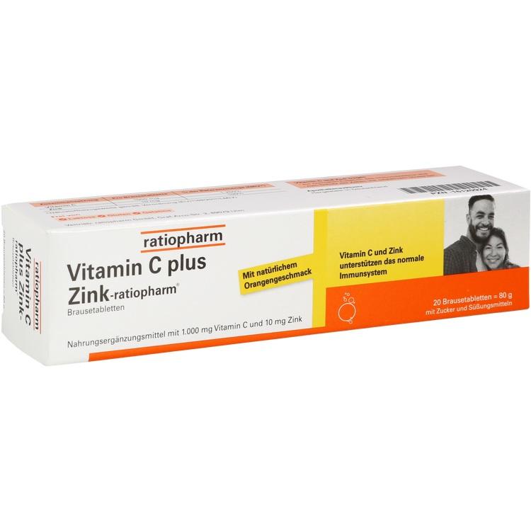 Vitamin C plus Zink-ratiopharm® - Tăng cường sức đề kháng và hệ miễn dịch