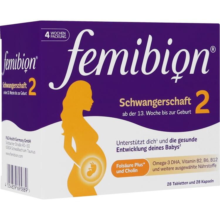Femibion® 2 - Viên Uống Bổ Sung DHA và Axit Folic dành cho mẹ bầu từ tuần thứ 13