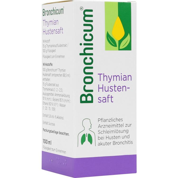 Bronchicum® Thymian - Thuốc ho thảo dược giúp long đờm, giảm ho, chống viêm