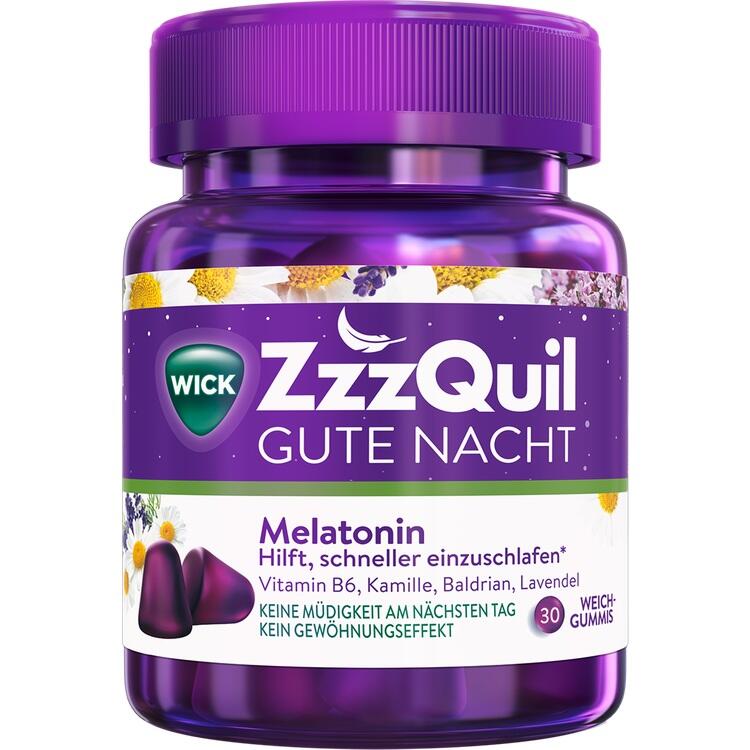 WICK ZzzQuil® - Hỗ trợ giấc ngủ tự nhiên và giảm thời gian đi vào giấc ngủ