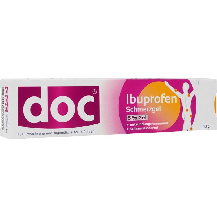 doc® Ibuprofen Schmerzgel - Thuốc trị bầm tím, bong gân, căng cơ, và viêm mô mềm gần khớp