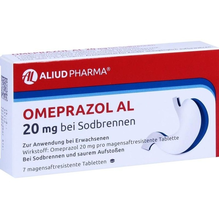 Omeprazol AL 20 mg - Thuốc điều trị các triệu chứng trào ngược axit dạ dày và ợ nóng