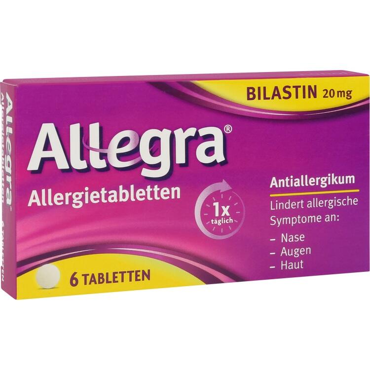 Allegra - Thuốc giảm ngứa, hắt hơi, chảy nước mũi, nghẹt mũi