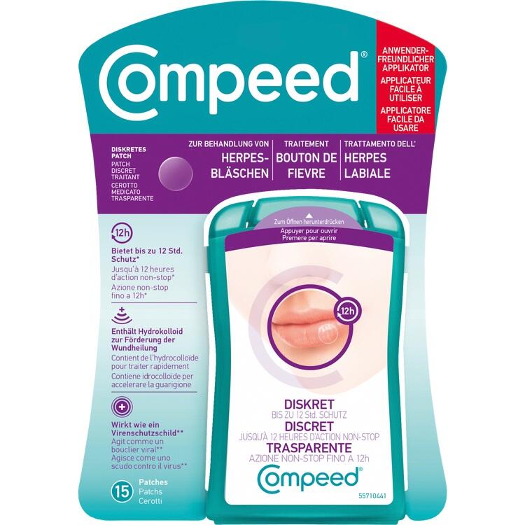 Compeed® Herpesbläschen Patch - Miếng dán trị mụn rộp ở môi