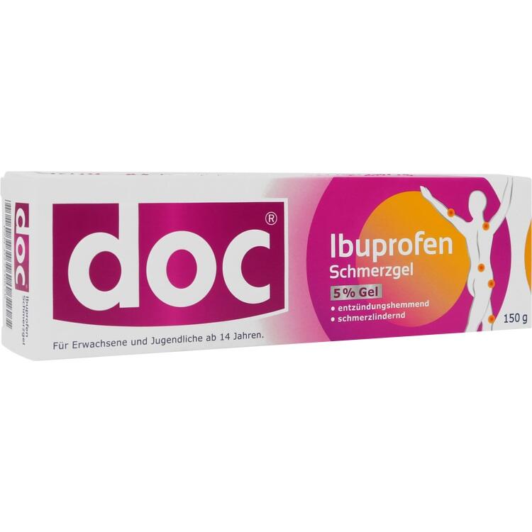 doc® Ibuprofen Schmerzgel - Thuốc trị bầm tím, bong gân, căng cơ, và viêm mô mềm gần khớp