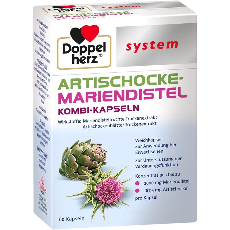Doppelherz® Artischocke-Mariendistel - Hỗ trợ chức năng gan, tăng cường tiêu hóa