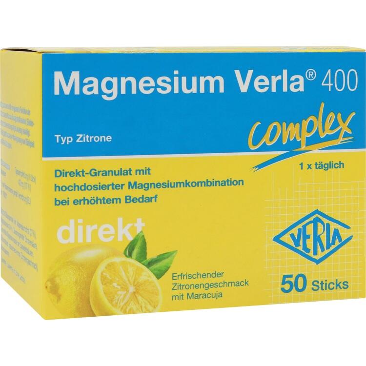 Magnesium Verla® 400 Direkt Granulat - Hỗ trợ chức năng cơ bắp, thần kinh và cân bằng điện giải