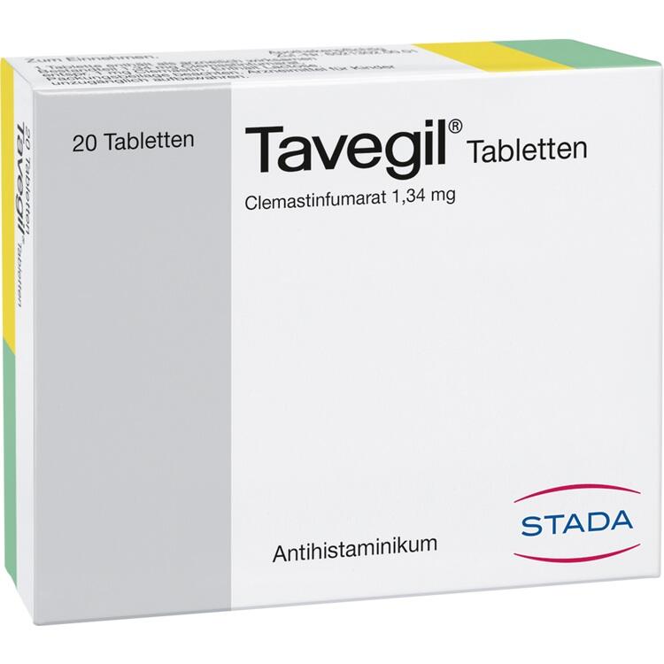 Tavegil® Tabletten - Thuốc nổi mề đay và viêm mũi dị ứng cho người lớn và trẻ từ 6 tuổi