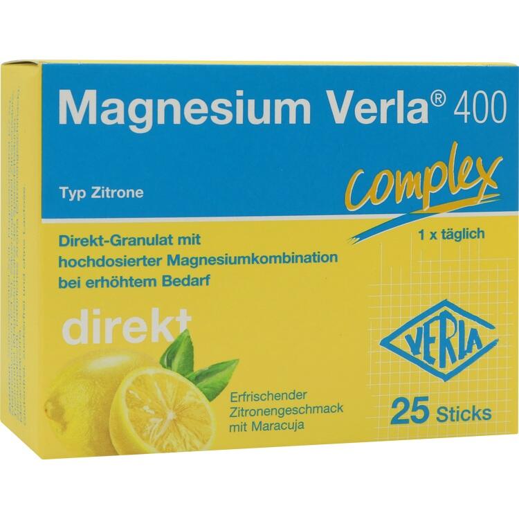 Magnesium Verla® 400 Direkt Granulat - Hỗ trợ chức năng cơ bắp, thần kinh và cân bằng điện giải