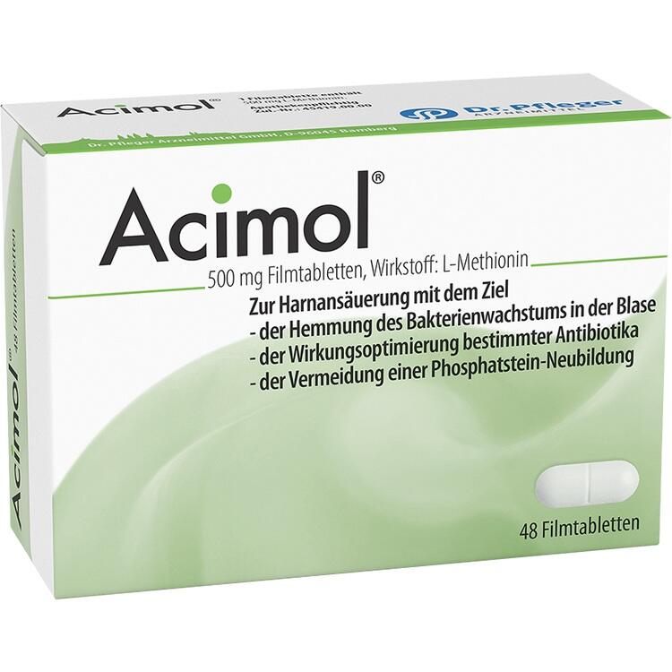 Acimol® 500 mg - Thuốc làm axit hóa nước tiểu