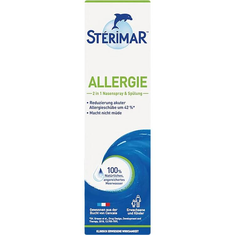 Stérimar Allergie - Nước biển đẳng trương, giúp làm sạch mũi cho mọi lứa tuổi