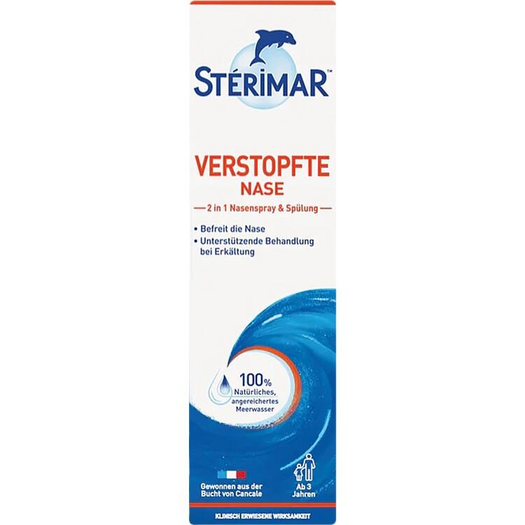STERIMAR® - Xịt mũi hỗ trợ làm sạch và giảm nghẹt mũi